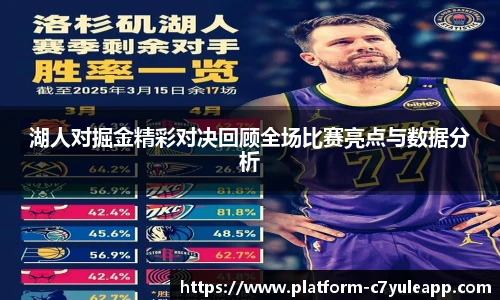 湖人对掘金精彩对决回顾全场比赛亮点与数据分析